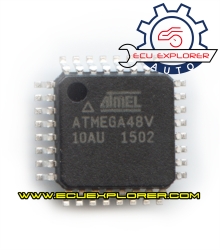 ATMEL ATMEGA48V-10AU Chip