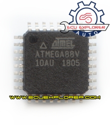 ATMEL ATMEGA88V-10AU Chip