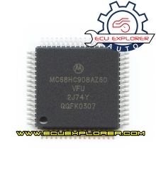 MC68HC908AZ60VFU 2J74Y MCU chip