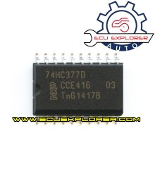 74HC377D chip