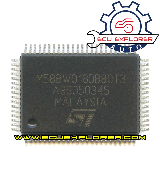 M58BW016DB80T3 flash chip