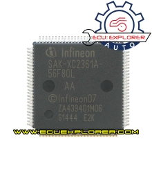 SAK-XC2361A-56F80L MCU chip