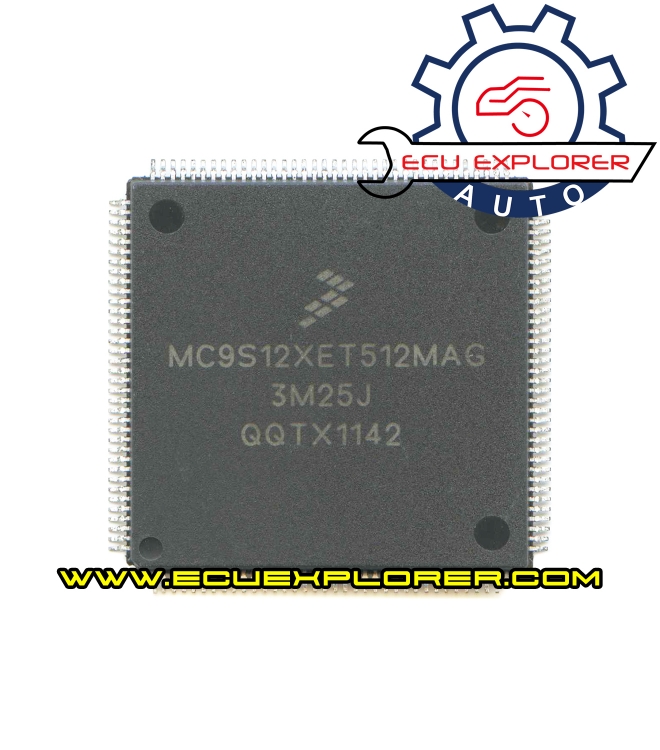MC9S12XET512MAG 3M25J MCU chip