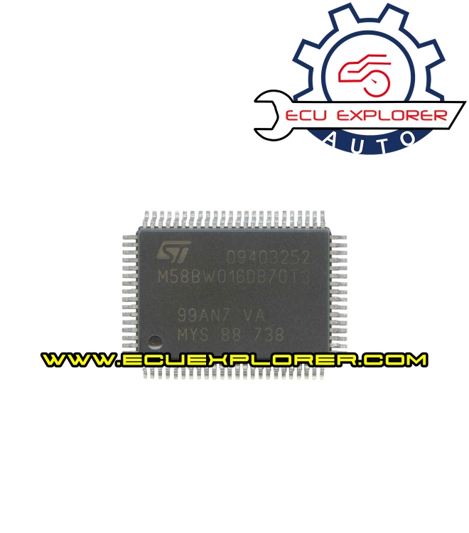 M58BW016DB70T3 flash chip