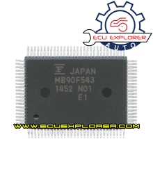 MB90F543 chip