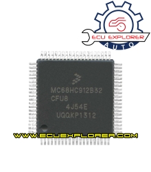 MC68HC912B32CFU8 4J54E chip